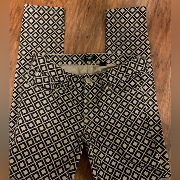 J.crew diamond print ankle jeans 25 - Picture 2 of 8
